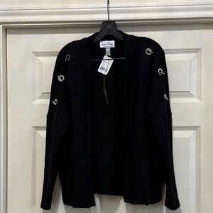 Joseph Ribkoff open front cardigan size 10 NWT Black